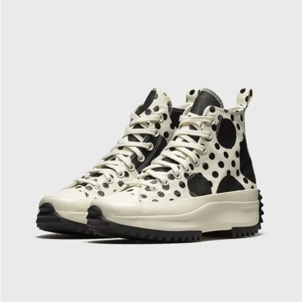 Brand New Unisex Converse Run Star Hike Hi - Polka Dot